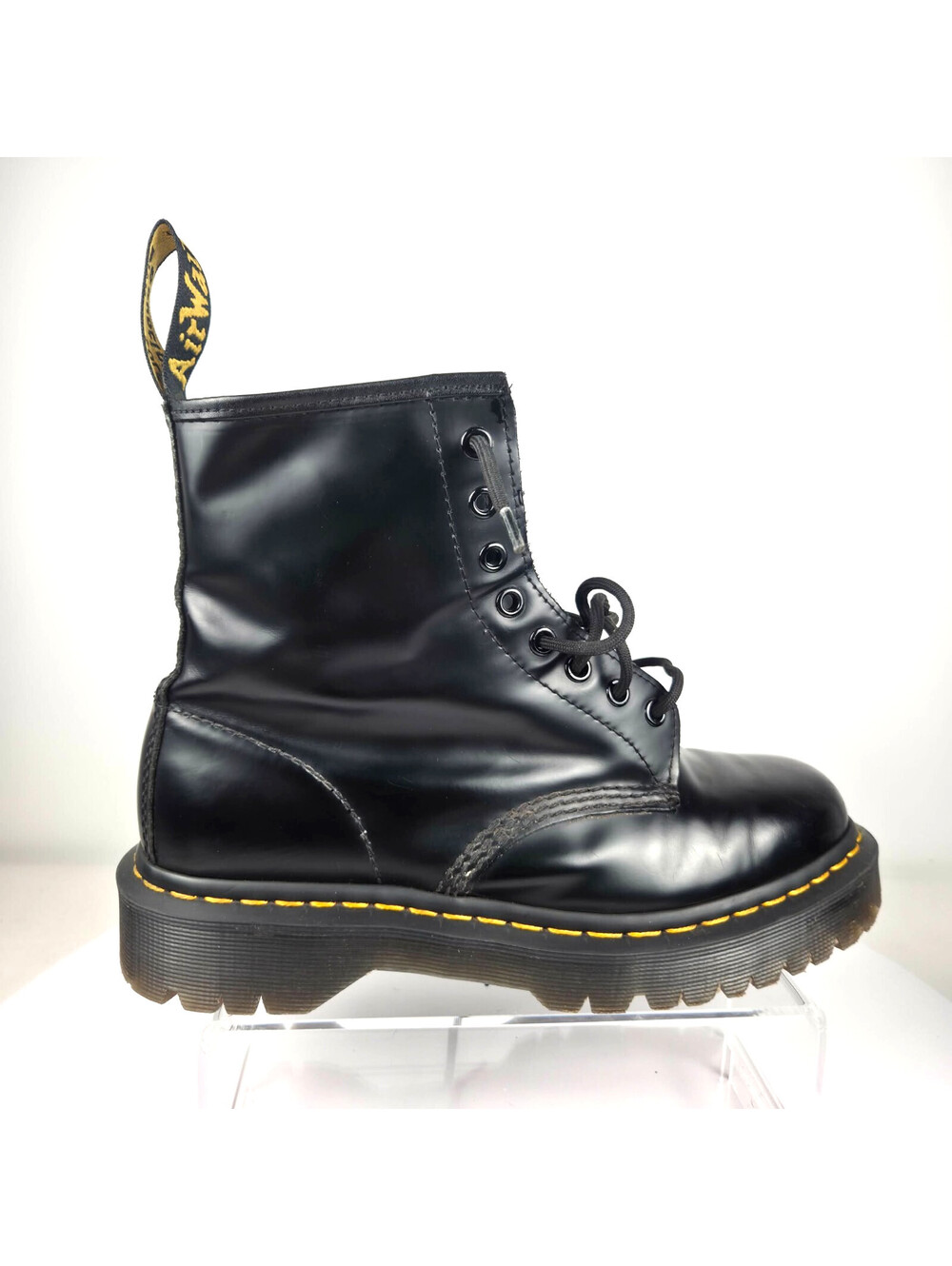 Dr Martens 1460 For Life Hardlife Black Boots US 8 Wendy Hughes Estate